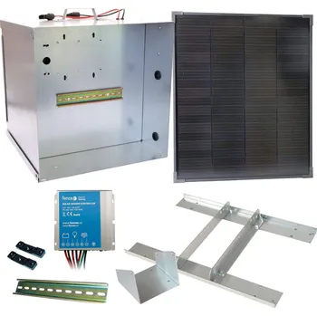 Ohradník VNT electronics s.r.o. Basic sada solární ohradník - Kompletní přenosná schránka + konzole a panel 40 W
