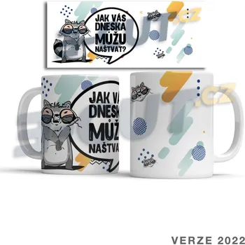 Hrnek Jak vás dneska můžu naštvat - Oranžová