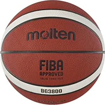 Basketbal Trénink na basketbalový míč MOLTEN B7G3800 FIBA synth. kůže velikost 7