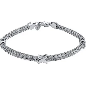 Náramek Stříbrný náramek Alexis pletený se stříbrnými hvězdami STF6490B