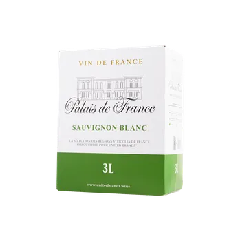 Víno Bag in Box Sauvignon Blanc, suché, Palais De France, 3 l