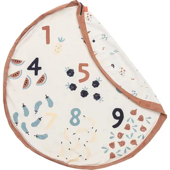 Hrací deka PLAY&GO Hrací podložka a vak na hračky Veggie numbers