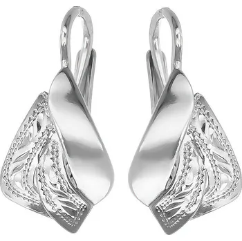 Náušnice Argento 64927 Stříbrné náušnice - s ručním gravírem