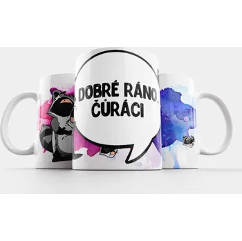 Hrnek Dobré ráno, č*ráci - Oranžová