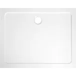 AQUALINE - TECMI sprchová vanička z litého mramoru, obdélník 100x80cm, bílá PQ10080
