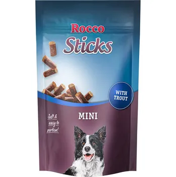 Pamlsek pro psa 100g Rocco Sticks Mini - pstruh