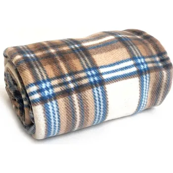 MyHouse deka fleece Kostka 4 hnědá 150x200 Rozměr: 150x200