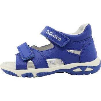 Chlapecké sandály D.D.STEP Letní chlapecké kožené sandálky D.D.STEP, model G290-41965AM bermuda blue Velikost dětských bot: 29