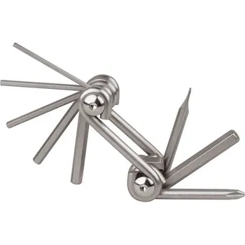 Multiklíč Nářadí PRO-T 8 funkcí stříbrné