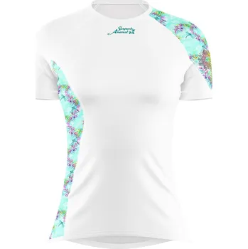 Dámské funkční triko krátký rukáv DRAGONFLY bílá Bamboo Ultra