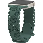 Perforované slunečnice řemínek pro Apple Watch 42/44/45/46/49mm Barva: petrolejová