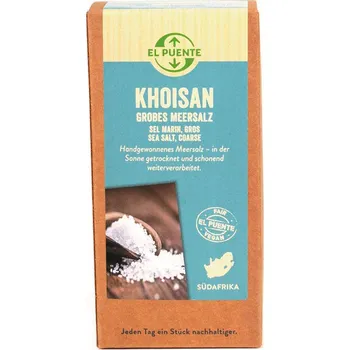 Koření El Puente Mořská sůl Khoisan z JAR hrubá, 500 g