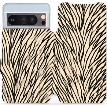 Pouzdro na mobilní telefon Flipové pouzdro Mobiwear - Google Pixel 8 Pro - VA52S V koruně stromu (Knížkové flip pouzdro, obal, kryt na mobil Google Pixel 8 Pro - VA52S V koruně stromu, materiál Umělá kůže + TPU - ochrana 360°, stojánek, silikonová vanička, magnetické zavírání)