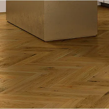 dřevěná podlaha Dřevěná podlaha třívrstvá BARLINEK Pure classico Herringbone 130 Dub mainland 1WC000022