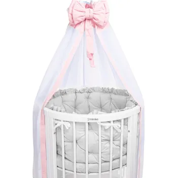 Koupání kojence MIMIKO Baldachýn s mašličkou Růžový