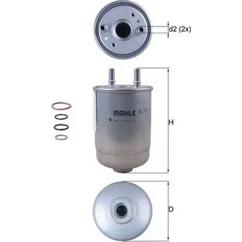 Palivový filtr palivovy filtr KNECHT KL 752/5D