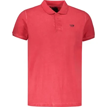 Pánské tričko Pánské triko KIXMI SPENCER ČERVENÁ/MODRÁ XXXL