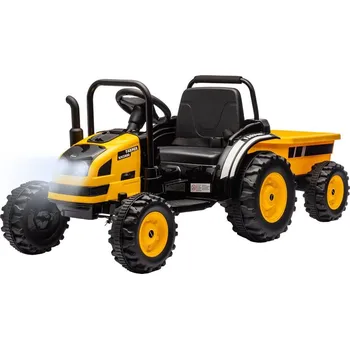 autíčko Elektrický traktor s vlečkou Milly Mally Farmer žlutý