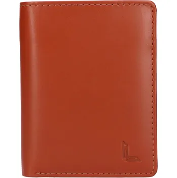 Módní doplněk Menší pánská kožená peněženka Lagen Peridot - koňak