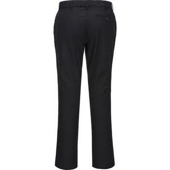 PORTWEST CHINO S235 / Dámské slim fit kalhoty - černá UK 28/EU 44