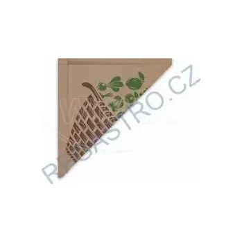 Jídlonosič Papírové kornouty hnědé 31 x 31 cm `750g` vázané (70831.1 - 10D,P12) 100ks