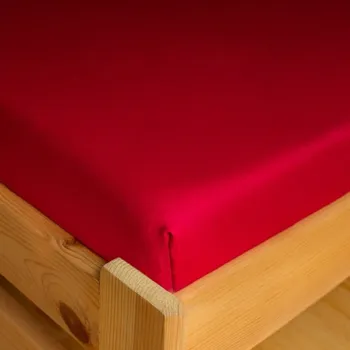 Prostěradlo Dětské JERSEY prostěradlo 70x140 cm - červené