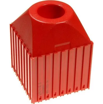 Dílna B2B Partner Plastový box pro nástroj s kuželovou stopkou ISO 30, modul 8x8, 1 dutina, červená