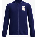 Chlapecká mikina Under Armour Rival Terry FZ Hoodie-BLU L