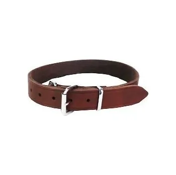 Obojek pro psa Karlie GmbH Obojek kožený Rondo hnědý 52/2,5cm