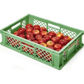 Přepravka na jídlo Corping Plastová mřížkovaná přepravka 600 x 400 x 150 mm, zelená