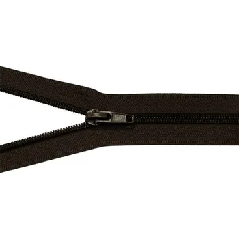Zip Zip spirálový, dělitelný, 5mm, délka 80 cm, hnědý