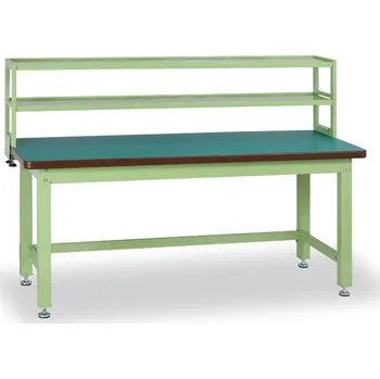 Dílenský regál Přídavné police na nářadí pro pracovní stoly do dílny GL, 2 police, nosnost 40 kg, 1500 x 300 x 450 mm