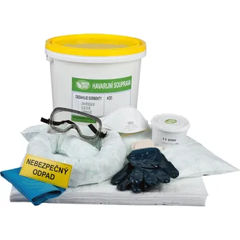 Sorbent Olejová havarijní souprava plastový kbelík