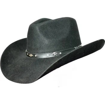 Klobouk Westernový plstěný klobouk RB-HUT43305BLK