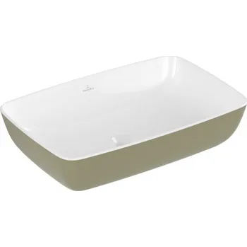 Umyvadlo Villeroy & Boch Artis umyvadlo na desku, 58x38,5 cm, bez přepadu, Sage Green (417258BCS8)