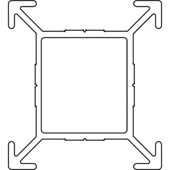 Plotový sloupek Spojovací sloupek pro paravany CF, výška 1200 mm