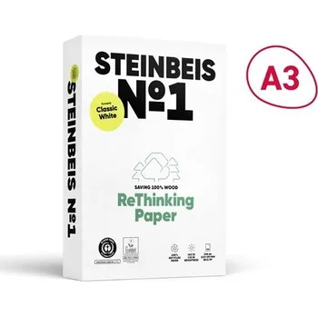 Kancelářský papír Recyklovaný papír Steinbeis No.1 A3 80 g/m2,500 l.