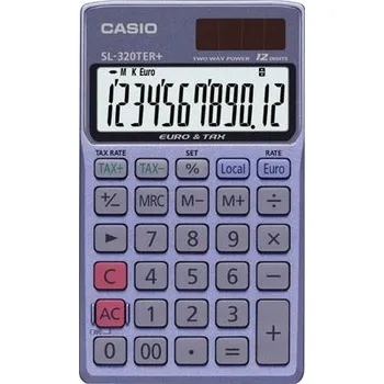 Kalkulačka Kapesní kalkulačka Casio SL-320TER+, modrá