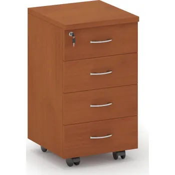 Kancelářská sestava Corping Kancelářský mobilní kontejner MIRELLI, 4 zásuvky, třešeň