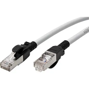 Síťový kabel Lindy S/FTP patchkabel kat. 6a, LSOH, zamykatelný, 1,5m, šedý (47603) - 21.43.0603