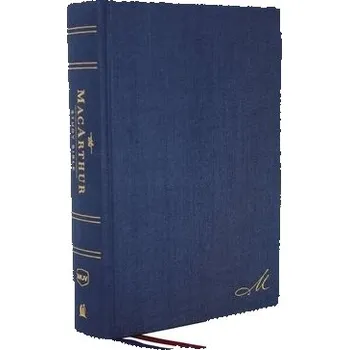 Cizojazyčná kniha NKJV, MacArthur Study Bible, 2nd Edition, Cloth over Board, Blue, Comfort Print