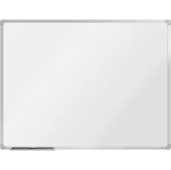 boardOK Bílá magnetická popisovací tabule boardOK, 1200 x 900 mm, eloxovaný rám
