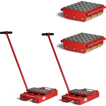 Plošinový vozík Corping Transportní stěhovací plošiny - sada 4 ks, nosnost 34000 kg