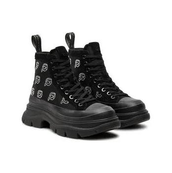 Dámská obuv KARL LAGERFELD Turistická obuv KL42941 Černá 40