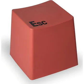 Plastový taburet BUTTON, červený