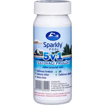 Bazénová chemie Testovací proužky bazénové vody 5v1