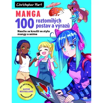 MANGA – 100 roztomilých postav a výrazů
