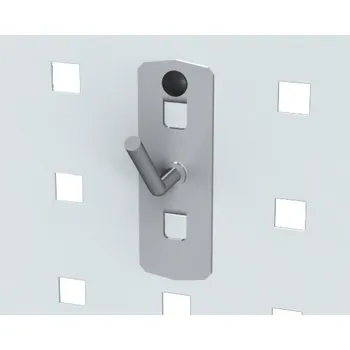 Dílenský regál Alfa 3 Háček 45° - 15 mm na nářadí pro EUROPERFO panely