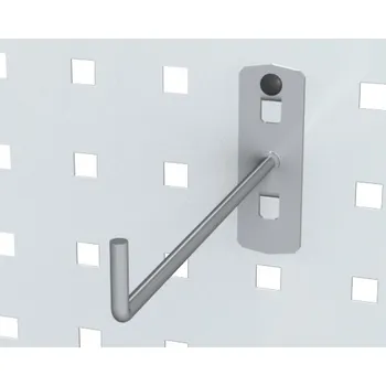 Dílenský regál Alfa 3 Háček 90° - 150 mm na nářadí pro EUROPERFO panely