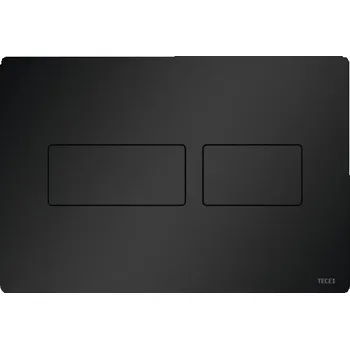 Splachovací tlačítko Tece TECEsolid ovládací tlačítko, pro 2 množství splachování, nerez ocel, černá mat (9240416)